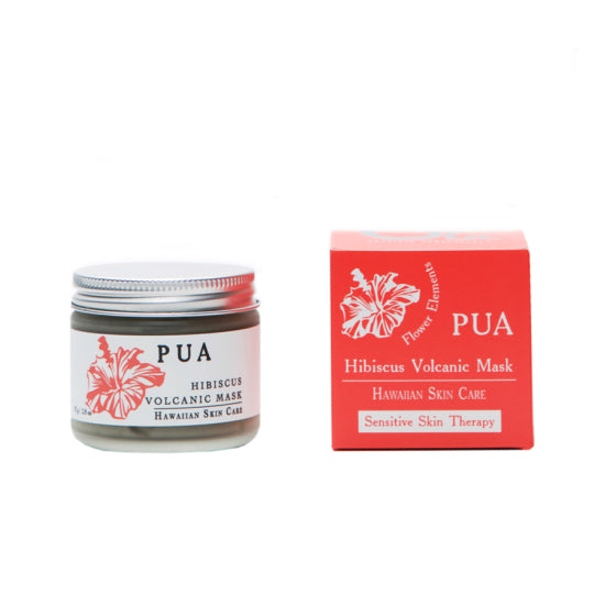 PUA HIBISCUS VOLCANIC MASK 2floz ハワイアンスキンケア フェイシャルマスク PUA(敏感肌タイプ) 59ml